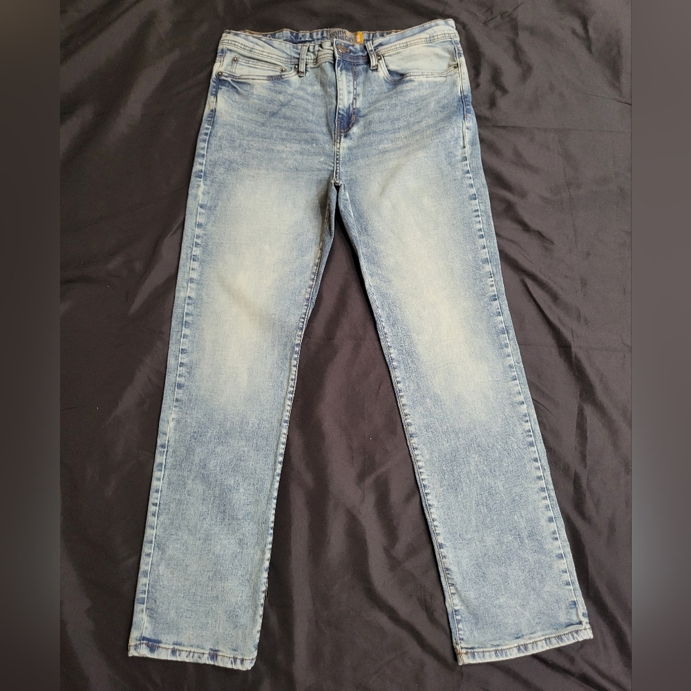 Truth+Theory Light Blue Wash Slim Jeans Men Size 34X32